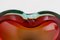 Italienische Mundgeblasene Mundgeblasene Murano Glasschale, 1960er 5