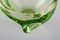 Cuenco de Murano verde de vidrio soplado artístico, años 60, Imagen 5