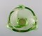 Mundgeblasene Grüne Murano Glasschale, 1960er 4