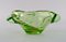 Mundgeblasene Grüne Murano Glasschale, 1960er 2