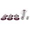 Porcelain Noire 6-Person Mocha Service by T.Wirkkala for Rosenthal Studio-Line, Set of 15 1