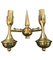 Italian Sconce with 2 Lights, 1950s, Image 1