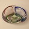 Italian Murano Glass Bowl in Green, Blue and Lilac, 1970s, Image 6