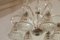 Lámpara de araña Art Déco de cristal de Ercole Barovier para Barovier & Toso, años 30, Imagen 6