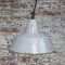 Vintage Industrial Gray Enamel Pendant Lamp from Philips, 1950s 4