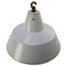 Vintage Industrial Gray Enamel Pendant Lamp from Philips, 1950s 2