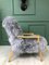 Vintage Grey Sheepskin Armchair from TON, 1960s, Image 5