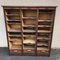 Antique Oak 3-Curtian File Cabinet, 1900s 4