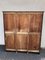 Antique Oak 3-Curtian File Cabinet, 1900s 9