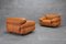 Sesann Lounge Chairs by Gianfranco Frattini for Cassina, 1970s, Set of 2 3