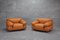 Sesann Lounge Chairs by Gianfranco Frattini for Cassina, 1970s, Set of 2 1