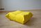 Vintage French Yellow Microfiber Togo Living Room Set by Michel Ducaroy for Ligne Roset, Set of 3 12