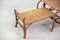 Chaise Bauhaus Vintage en Rotin avec Ottomane par Erich Dieckmann, 1930s, Set de 2 12