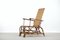 Vintage Bauhaus Rattan Chair with Ottoman by Erich Dieckmann, 1930s, Set of 2, Image 13