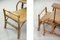 Vintage Bauhaus Rattan Chair with Ottoman by Erich Dieckmann, 1930s, Set of 2 8