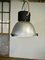 Italian Industrial Aluminum and Glass Ceiling Lamp from Disano, 1980s 1