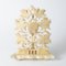 Antique Carved Alabaster Pocket Watch Stand, Image 1