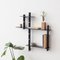Phi-60 Small Shelving System in Black by Jordi Canudas for Delica 2