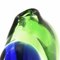 Green and Blue Murano Glass Vase, 1960s 11