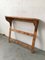 Mid-Century Becher und Becher Wandregal aus Hellem Holz 3