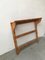 Mid-Century Becher und Becher Wandregal aus Hellem Holz 2