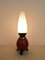 German Ceramic Table Lamp with Glass Shade, 1950s, Image 7