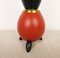 German Ceramic Table Lamp with Glass Shade, 1950s 9