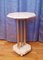 Art Deco Chrome and Marble Pedestal Table, 1930s 5