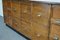 Large Mid-Century French Pine and Oak Apothecary Cabinet, 1950s 19