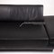 Black Leather 3-Seat Sofa from Willi Schillig 5