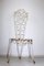 Shabby Chic Iron Chair, 1950s 14