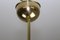 Vintage Bauhaus Style Opaline Glass Globe Ceiling Lamp, 1950s, Image 3