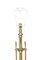 Antique Edwardian Brass Standard Lamp, Image 8