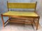 Wood and Straw Bench, 1960s 3