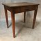 Antique Rustic Pine Table with Drawer, 1900s 2