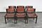 Ash Dining Chairs with Saddle Leather Upholstery, 1980s, Set of 6 2
