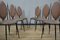 Vinyl & Steel Dining Chairs by Umberto Mascagni, 1950s, Set of 6, Image 2