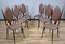 Vinyl & Steel Dining Chairs by Umberto Mascagni, 1950s, Set of 6, Image 3