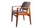 Teak and Leather Chair by Arne Vodder for Vamø, 1960s, Image 1