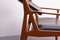 Teak and Leather Chair by Arne Vodder for Vamø, 1960s, Image 6