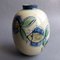 Vaso in ceramica dipinta a mano di V. Heintz, anni '50, Immagine 6