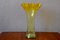 Large Yellow Corolle Vase, 1970s, Image 1