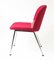 Gewellter Stuhl aus rosafarbener Wolle, 1960er 5
