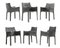 CAB 413 Dining Chairs by Mario Bellini for Cassina, 1970s, Set of 6 1