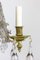 Lámpara de araña de cristal y bronce dorado, década de 1880, Imagen 4