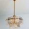 Gold-Plated Crystal Glass Chandeliers from Kinkeldey, 1970s, Set of 2 14