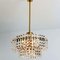 Gold-Plated Crystal Glass Chandeliers from Kinkeldey, 1970s, Set of 2, Image 14