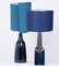 Table Lamp with Silk Lampshade from Soholm Pottery, 1960s, Image 12