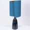 Table Lamp with Silk Lampshade from Soholm Pottery, 1960s, Image 9