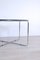 Steel & Smoked Glass Square Dining Table, 1970s 8
